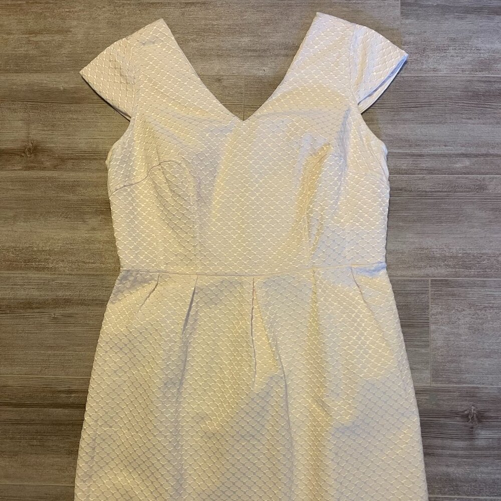 Worthington pearl white dress